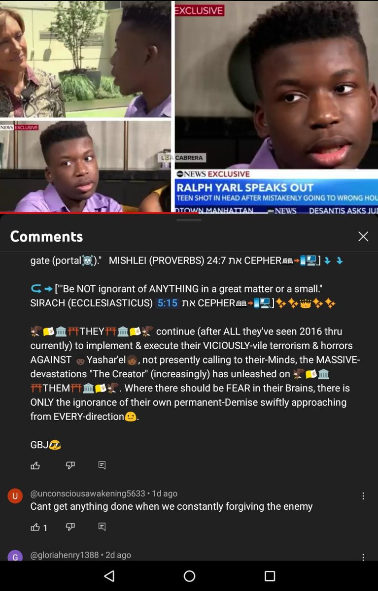 gbjay's tweet image. 🗿youtu.be/_EdtxjY-TTc?t=… 'Don't ever come back to this house', R words of  intended premeditated #unprovoked  #Mayhem , #young #Teen #RalphYarl could've ended up #Deceased @TeeLee701  😥😡!   ---GBJ😎   #KTC #APTTMH #MHOE #YAH ↩️