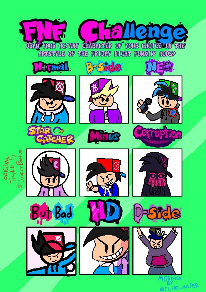 Loserkid009's tweet photo. It’s finally done
#neofnf #bsidefnf #starcatcherfnf #minusfnf #corruptionfnf #butbadfnf #HDfnf #Dsidefnf #fnfoc #fridaynightfunkinOC #fridaynightfunkin #fnf #artchallenge #boyfriendOC https://t.co/U6Ga4V1NnC