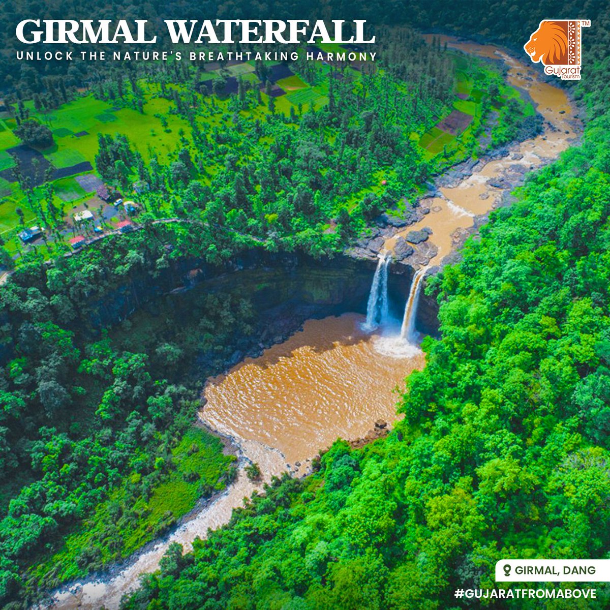 Let the rhythmic melody of Girmal Waterfall and the vibrant green hues ignite a sense of wonder and serenity within you.

📍Girmal Waterfall, Girmal, Dang

#gujarattourism #gujarat #incredibleindia #exploregujarat #Monsoon2023 #Monsoon #waterfalls #dang #MonsoonSession