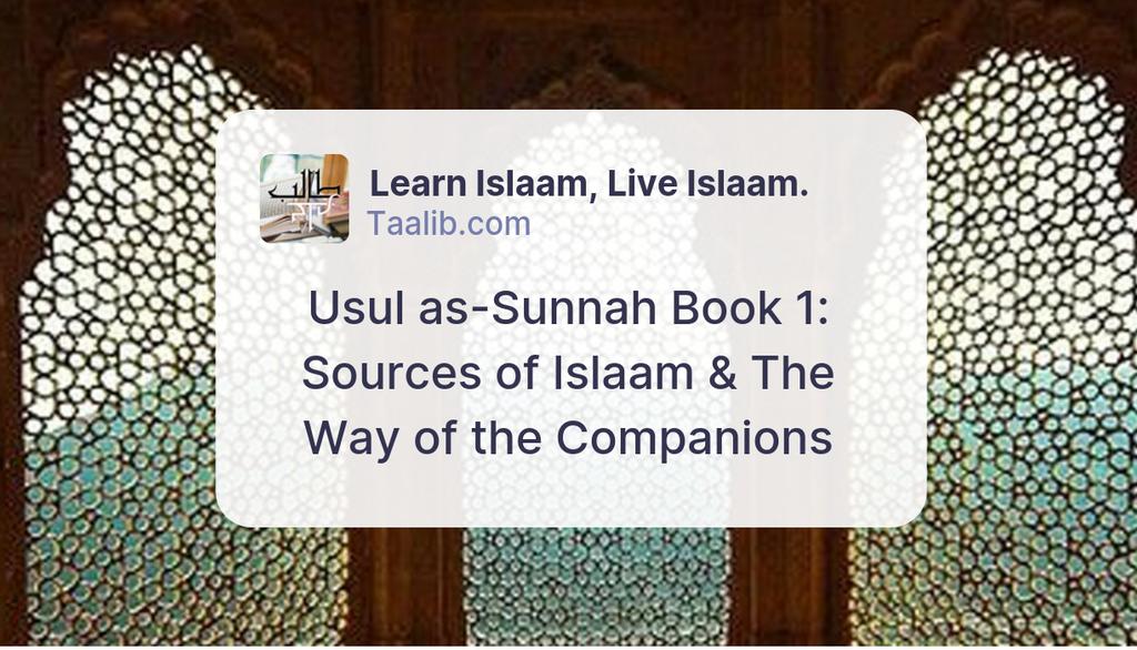 taalibdotcom's tweet photo. What does Aqeedah mean?

Full article: ‘Usul as-Sunnah’ Book 1 (The Meaning Of ‘Aqeedah Or Beliefs) – ….which have come down to us from generation to generation
▸ https://t.co/OLCKxlolsG

#tierbooks #Manhaj #Scholars #TheSunnah https://t.co/vRKGL7YaKa