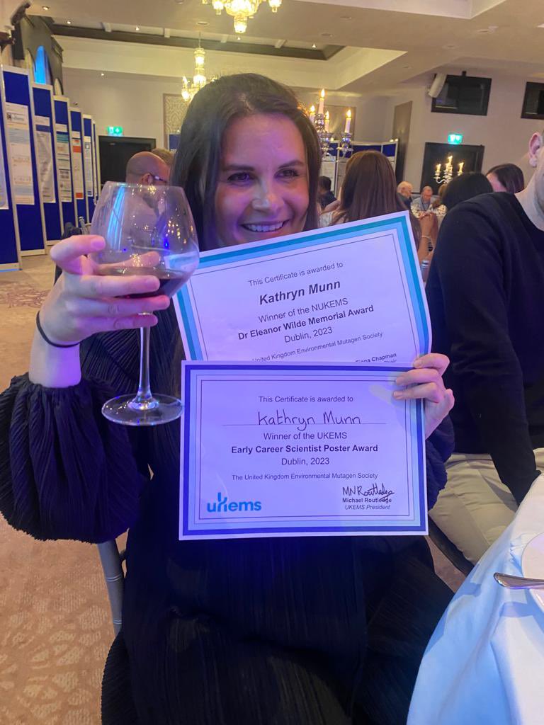 PhD student Kath is bringing home the bacon from this years #UKEMS23