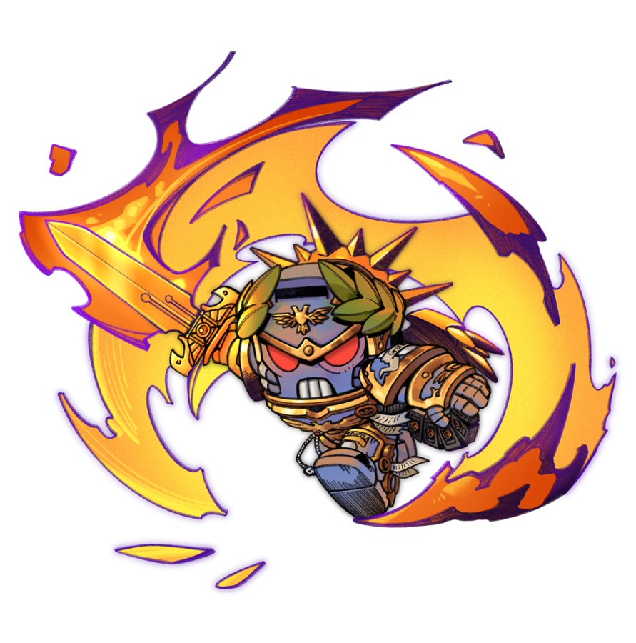 WH40kbestof's tweet photo. Chibi Roboute Guilliman @HjyyoTZ57M4kyzA https://t.co/vmizQ1TXri
