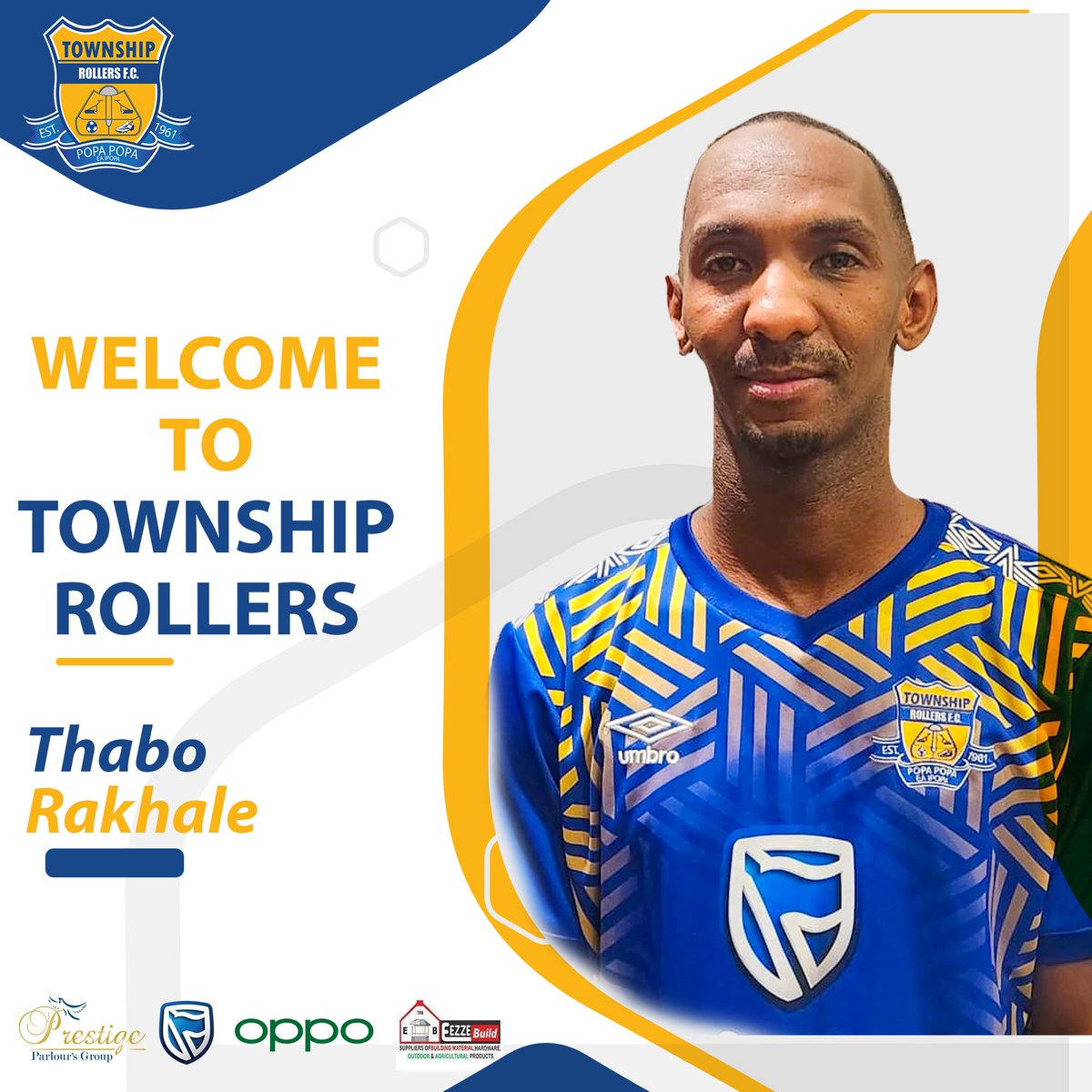 rollersfc's tweet image. Rakhale Joins Rollers

Township Rollers is pleased to announce the signing of South African winger Thabo Rakhale.

Join us in welcoming the skillful former Orlando Pirates, Chippa United and Sekhukhune United star to the Blues.