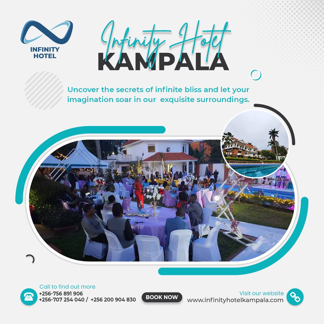 infinityhotelk's tweet photo. Uncover the secrets of infinite bliss and let your imagination soar in our exquisite surroundings.
For Booking: +256200904830 / +256707254040 / +256756891906
.
.
.
.
#infinityhotel #hotelroom #hotellife #love #suitroom #infinity #comfortable #travelgram #luxurylife #KHotels https://t.co/rcjKKOeINY