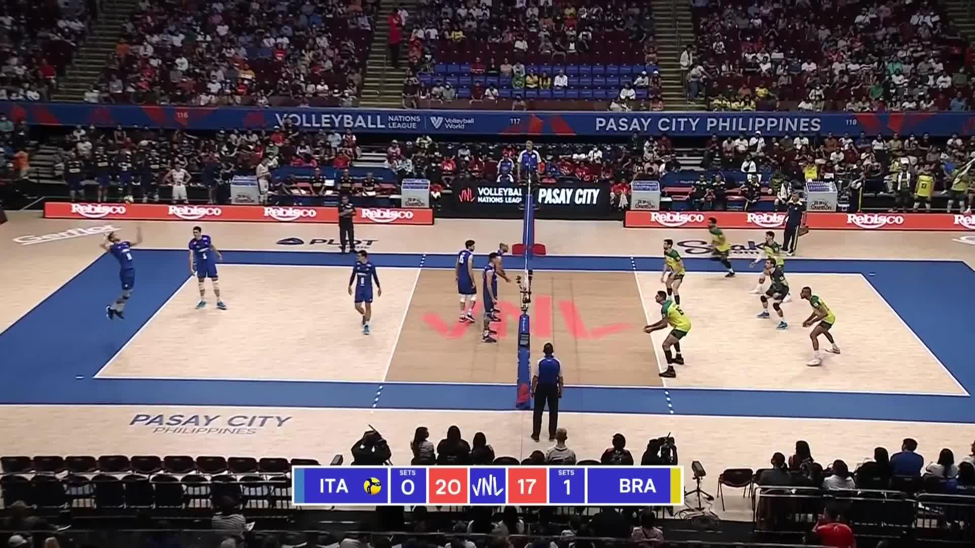 Volleyball World on Twitter: "Brazil 🇧🇷 🆚 🇮🇹 Italy The third