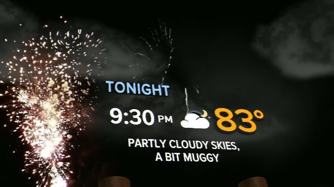 Good to go if you're heading out to any firework shows tonight!