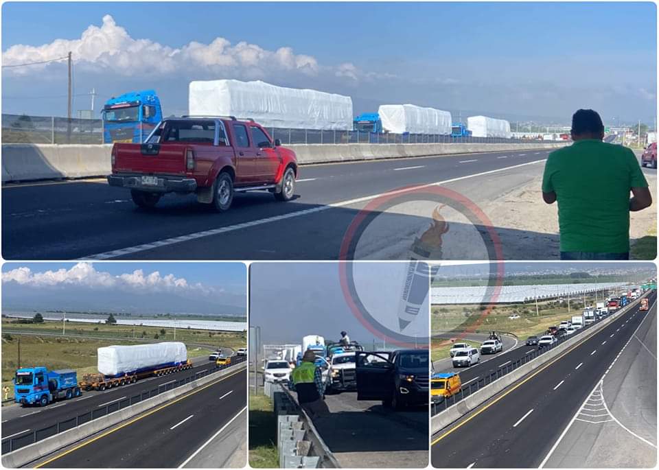 PincelDLuz's tweet image. #Transporte | 🚨 Genera #Expectación y #Afectación a la #Movilidad de la México-Veracruz paso por #Tlaxcala resguardo de #GN y Secretaría de Movilidad y Transporte federal de vagones del #TrenMaya🛑🚔🚚🚓🇲🇽🚆🛑

Información Cortesía de Regalos #KPrichitos