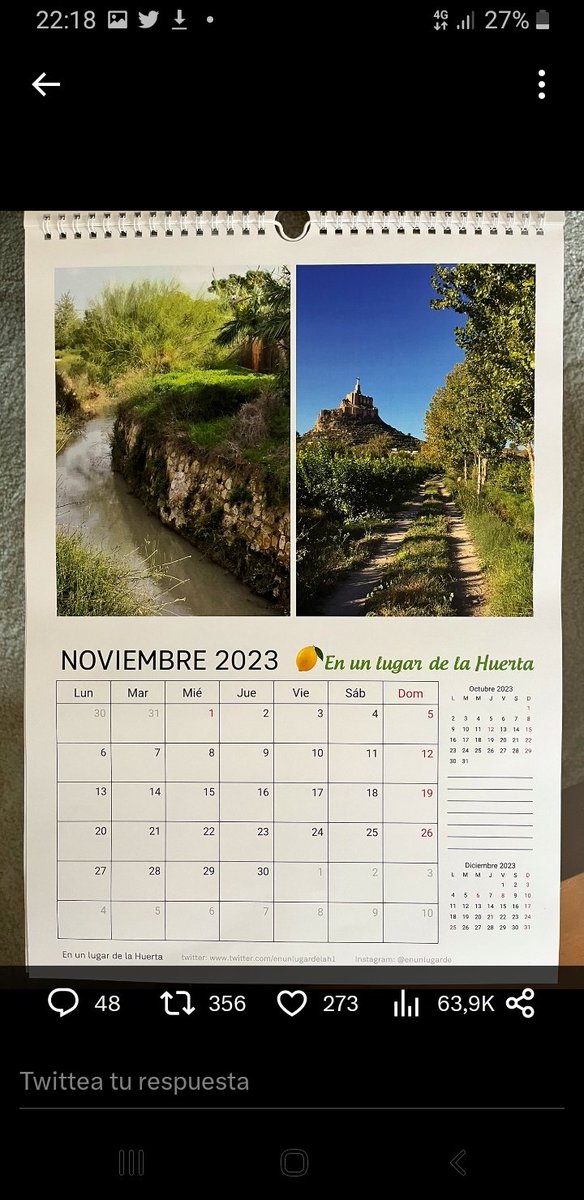 enunlugardelah1's tweet photo. 🍋 2 calendarios de 2023 nos quedan y los vamos a sortear.

Ya sabéis que es una edición  limitada y única, hecha con mucho cariño. ¿Qué más podemos hacer por vosotros?  Si no participáis vosotros sabréis por qué...

Para participar:
   ➡️ Síguenos 💚
   ➡️ RT 🔄
Ganador 8 julio https://t.co/FoQECmtMRV