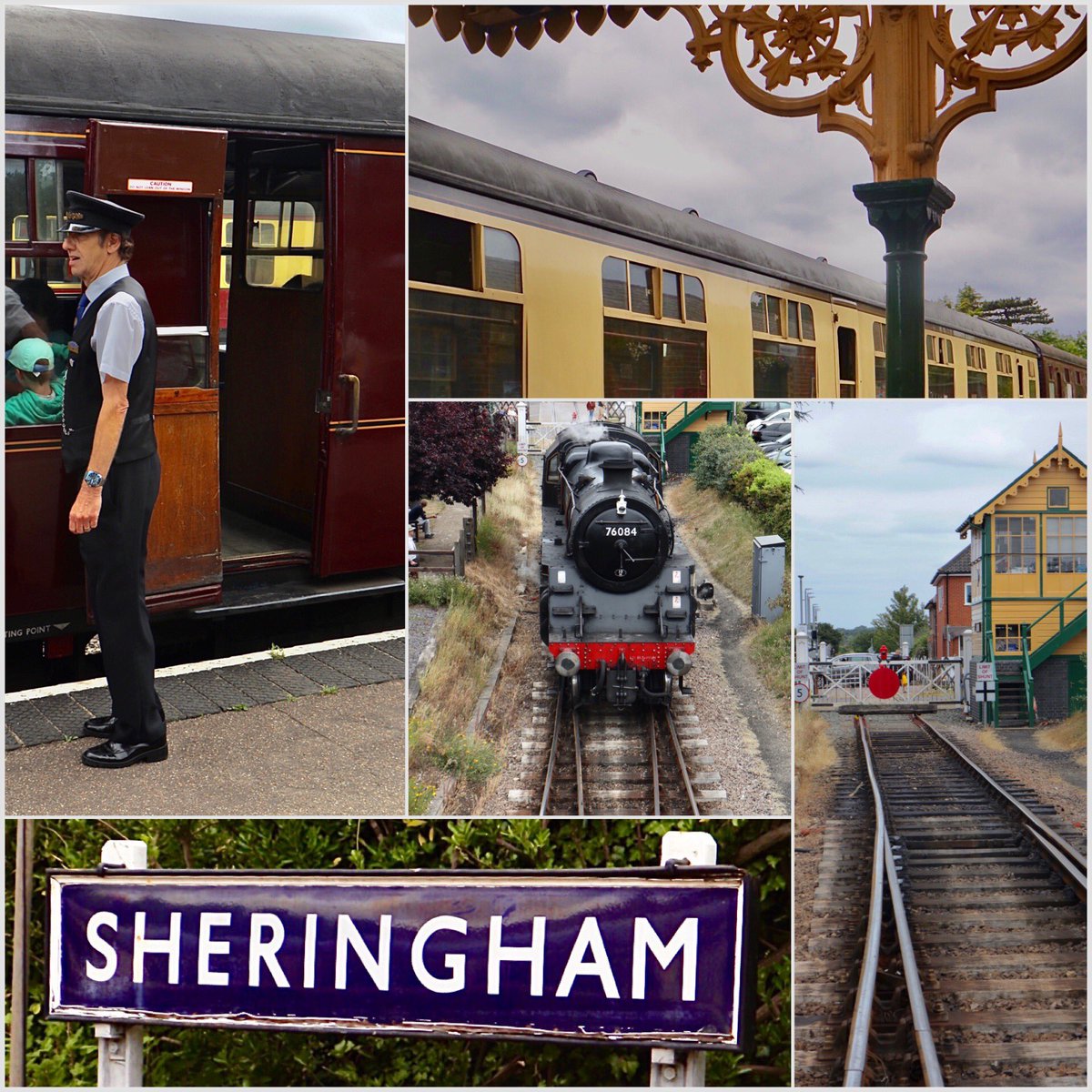 Last stop in Sheringham was a quick visit to the North Norfolk Railway station #NorthNorfolkRailway #Sheringham #SteamRailway #LivingHistory #HistoricalRecreation #SignalBox #LevelCrossing #Norfolk #OhMrPorter