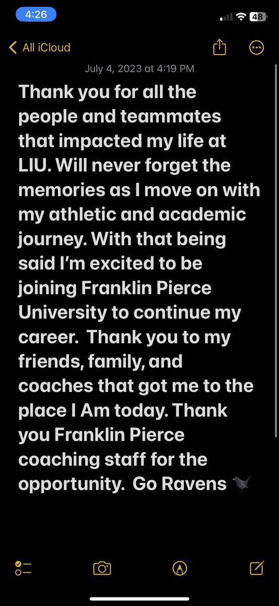 FEzeagbor_Xhs's tweet photo. Thank you for all the people and teammates that impacted my life at LIU. With that being said I’m excited to be joining Franklin Pierce University to continue my career.  @Coach_GAS @CoachZMcBride @Ravens_FB https://t.co/pKDSd3Oi7c