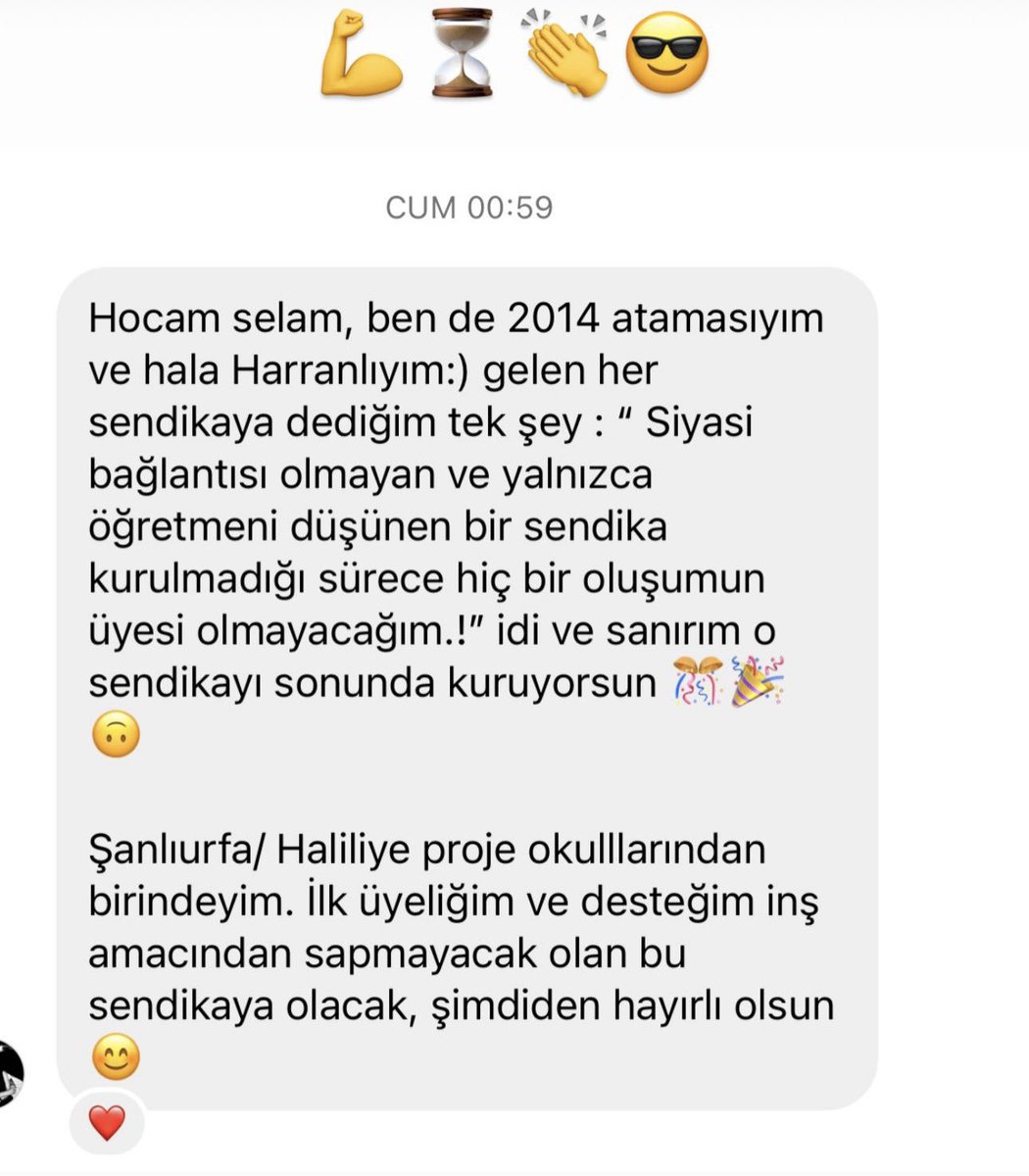 ogretmenlersyfs's tweet photo. Güzel mesaj ve yorumlarınız için çok teşekkür ederim. Birlikte çok daha güçlüyüz 🙏🥰💪⏳

#Memurlara34binTL https://t.co/e9CE1rVMDY