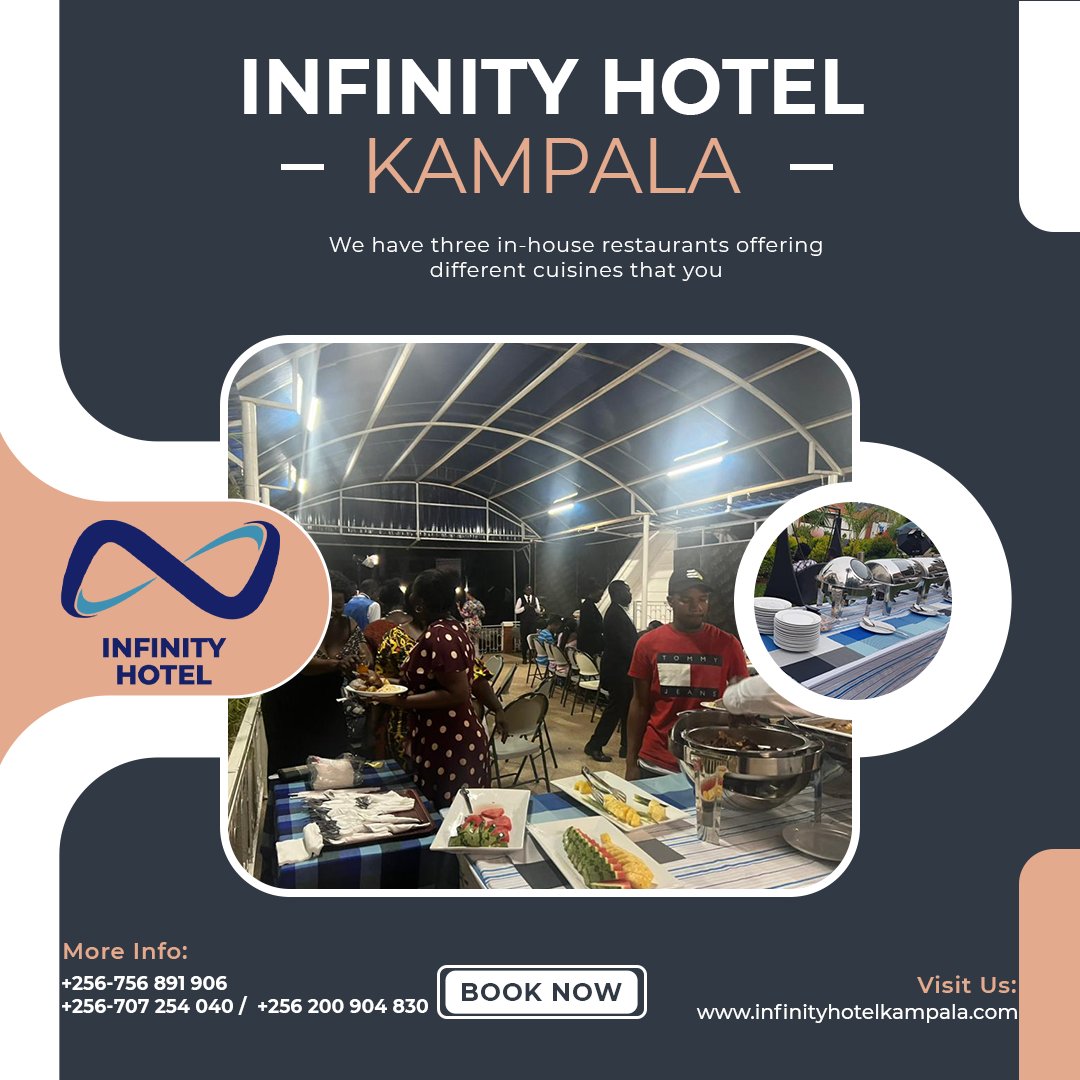 infinityhotelk's tweet photo. 24 Hour Concierge
We have three in-house restaurants offering different cuisines that you can choose from.
For Booking: +256200904830 / +256707254040 / +256756891906
.
.
.
.
#infinityhotel #hotelroom #hotellife #love #suitroom #infinity #comfortable #travelgram #luxurylife https://t.co/MjKi04WacX