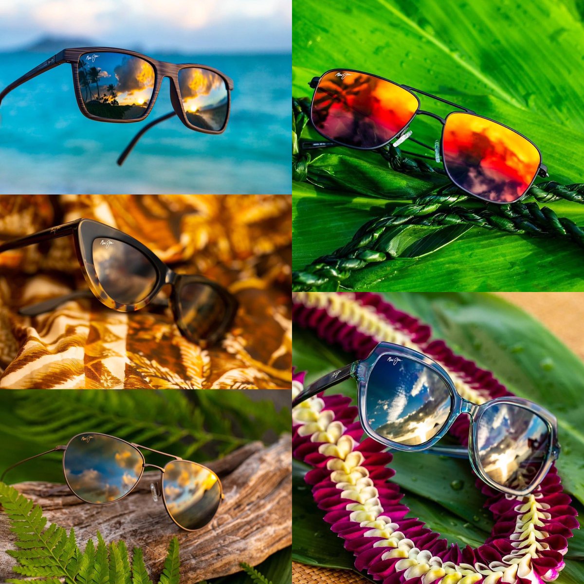Perspective_Opt's tweet image. ☀️☀️Did you know July is UV Awareness Month? We chose our favorite pairs of @OfficialMauiJim sunglasses that are both stylish and protective. ☀️☀️