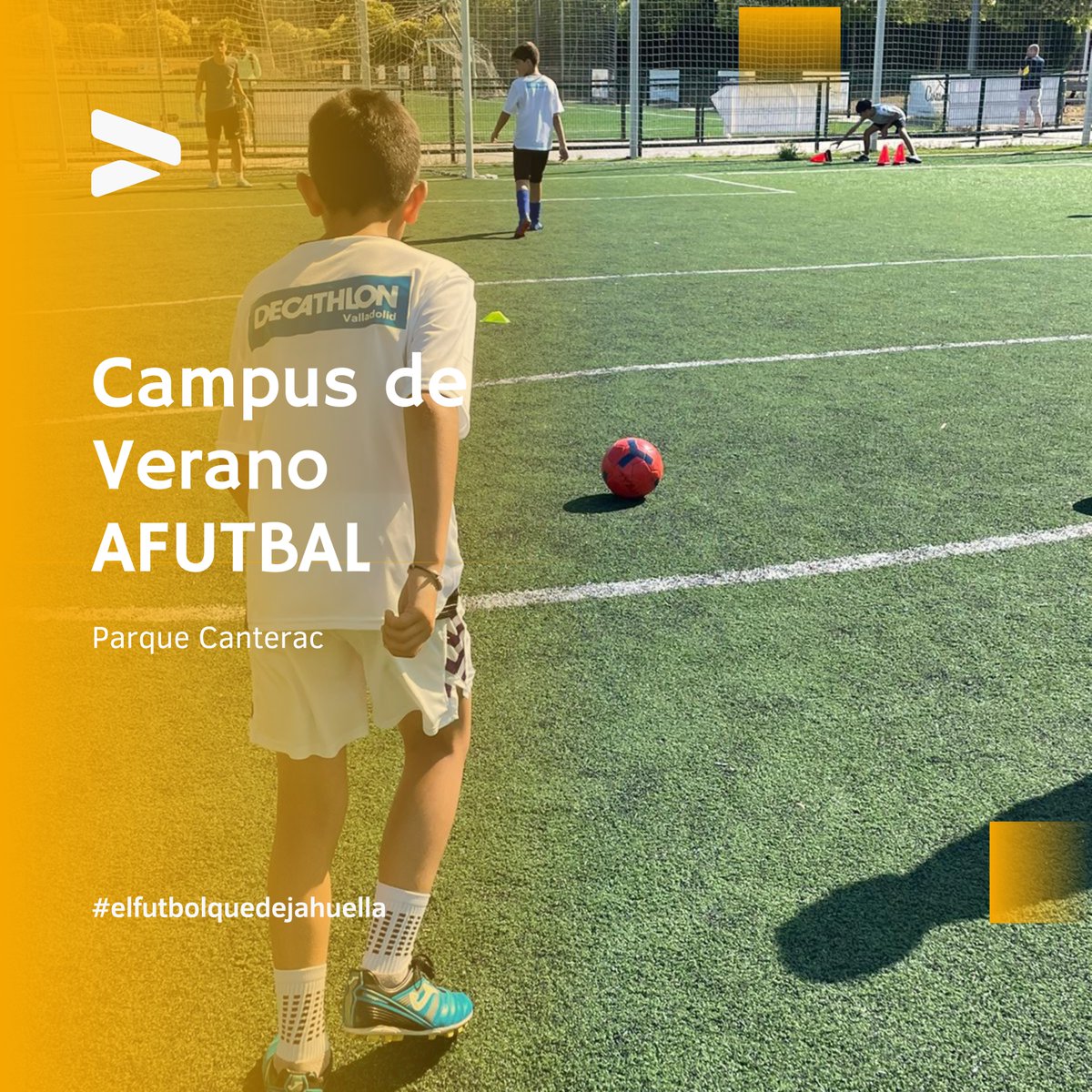 ACADEMIA | ¡Parque Canterac acoge desde ayer el 2º turno del Campus de Verano AFUTBAL! ☀️

Fútbol, juegos, piscina... ¡no paramos! 💪

Recuerda que aún quedan plazas para el 3er y último turno que se realizará en El Palero, ¡no puedes faltar! 👌

#afutbal #elfutbolquedejahuella