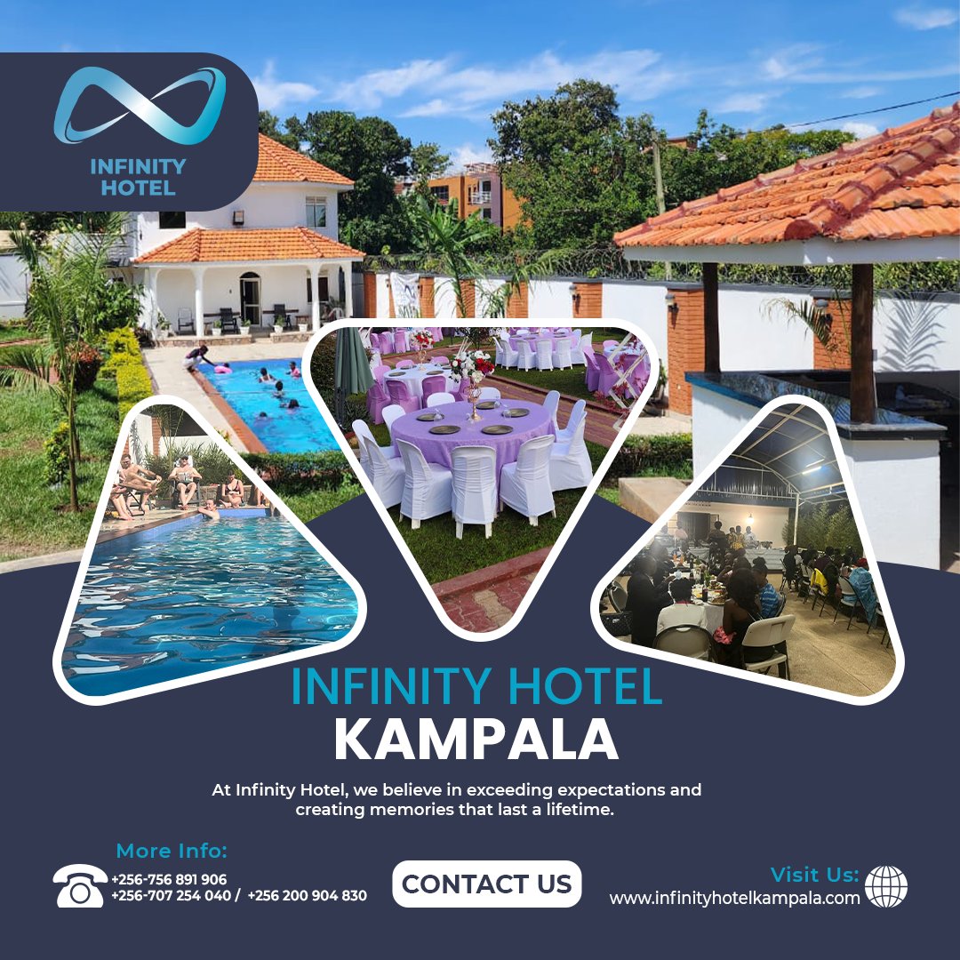 infinityhotelk's tweet photo. At Infinity Hotel, we believe in exceeding expectations and creating memories that last a lifetime.
For Booking: +256200904830 / +256707254040 / +256756891906
.
.
.
.
#infinityhotel #hotelroom #hotellife #love #suitroom #infinity #comfortable #travelgram #luxurylife #KHotels https://t.co/Ers9lReNy9