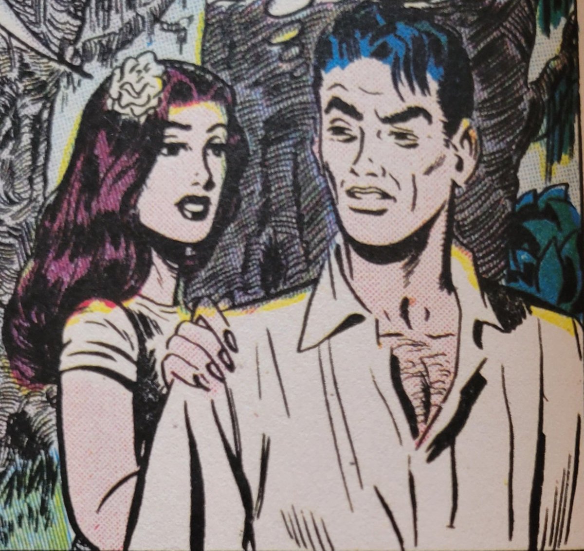 RooseveltBarre7's tweet photo. The reason comic book collectors are into bois like me! Look at this Forbidden Worlds N⁰.24 it made this Roxanne character look like a femboy. Then nerds are like, "Why am I into guys that live as and look like girls?" This is why! 🤣
#ComicBookArt #ComicBooks #ComicBookPanel https://t.co/8RcBrihCvU