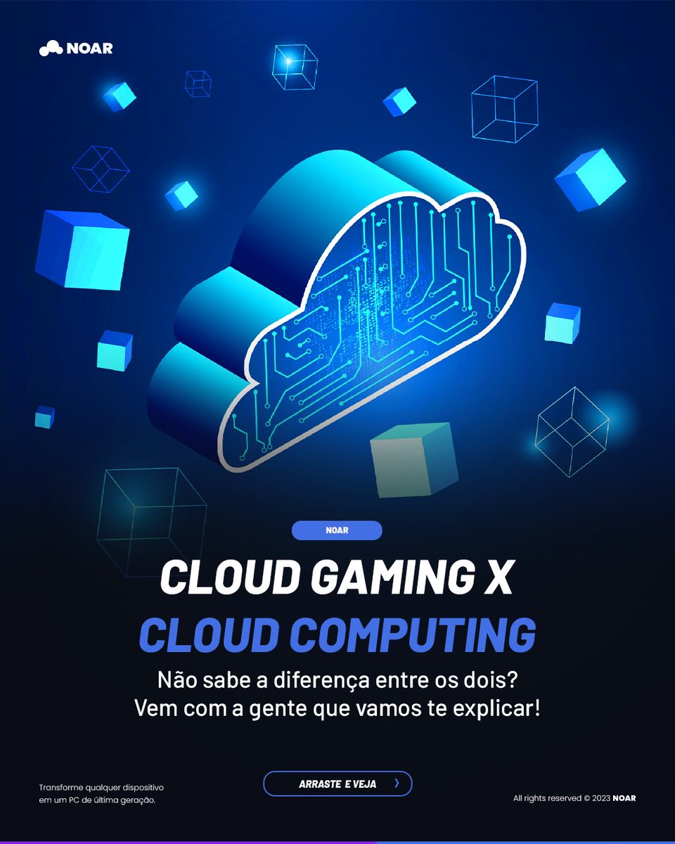 noarcloud's tweet photo. Conta ai, você ja sabia a diferença entre eles? 🤔
#Noarcloud #Cloudpc #Cloudtechnology #Cloudgaming #NoarUnit https://t.co/lOthQzlmb1