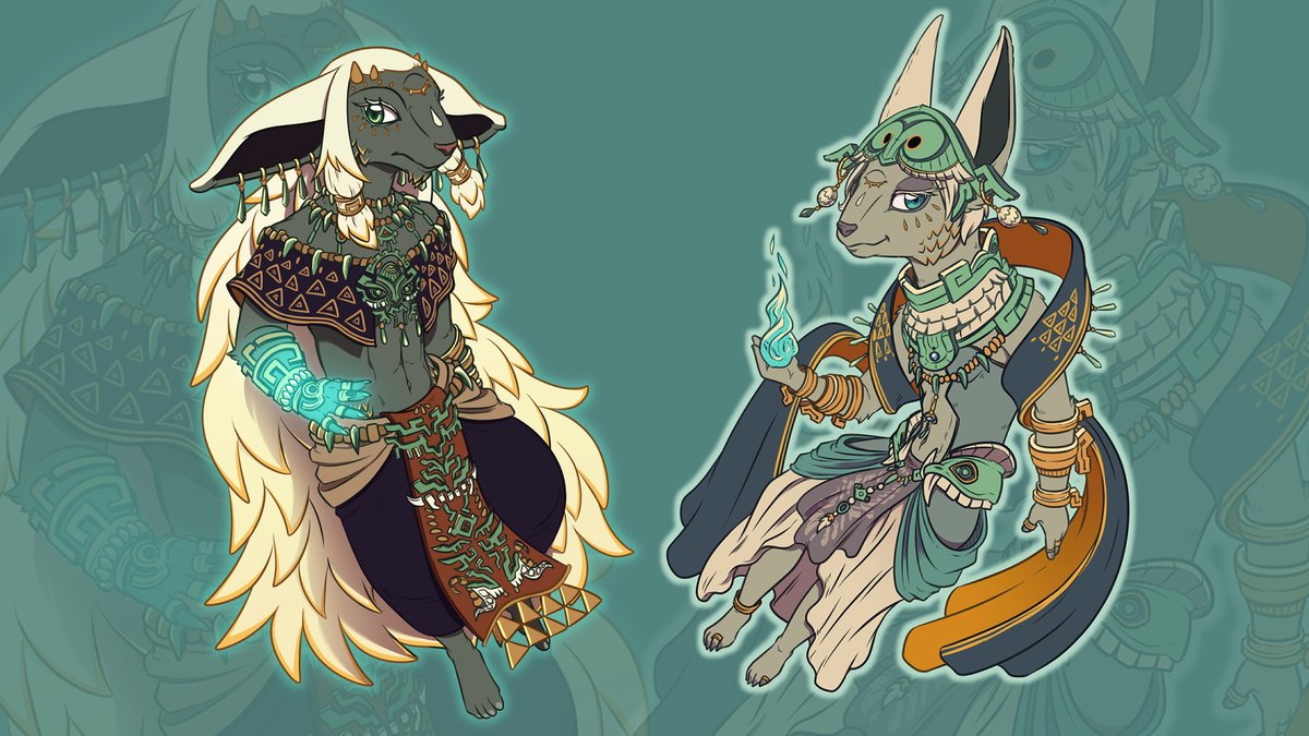 I like them a normal amount I swear. 

(Stickers...?)

#TearsOfTheKingdom #LegendofZelda #totkfanart #rauru #mineru