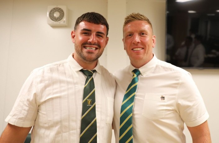 RFCMerthyr's tweet image. #ChangingOfTheGuard

Mixed emotions as @CraigTub steps down as Club Captain, a position held since 2016/17, playing a talismanic role in our success #ThankYouCraig

There is however no better man to carry the baton &amp;amp; lead the Ironmen in 2023/24
#CongratsPaddy

#TeamIronmen🖤💛💚