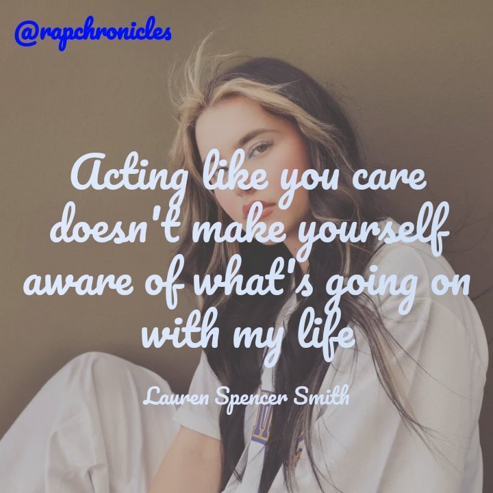 Rap_Chronicles's tweet photo. 💚💛❤️
Do you really care?
+
+
+
🚥
#laurenspencersmith
#dontactlikeyoucare
#rapchronicle
#rapperschronicles
#rapchronicles
#musicchronicles
#artistchronicles
#riksentpromos
#MrRelatables #Relatables #MrMoneyPenny
#musician
#artist
#artoftheday
#artofportrait
#ArtofLegends
#art https://t.co/ngI240KadB