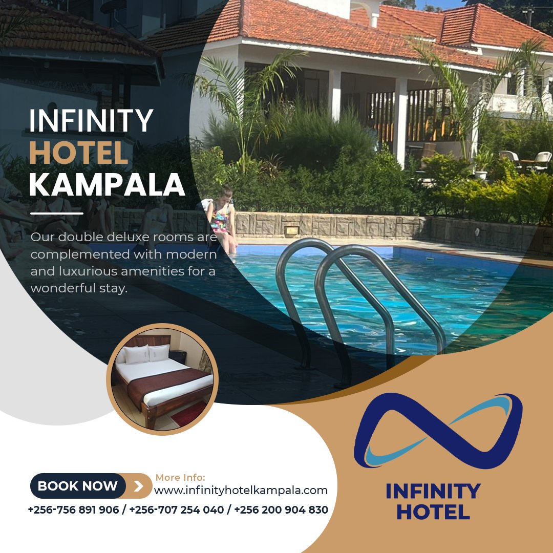 infinityhotelk's tweet photo. Double Deluxe Room
Our double deluxe rooms are complemented with modern and luxurious amenities for a wonderful stay.
For Booking: +256200904830 / +256707254040 / +256756891906
.
.
.
.
#infinityhotel #hotelroom #hotellife #love #suitroom #infinity #comfortable #travelgram https://t.co/v30dbmizma