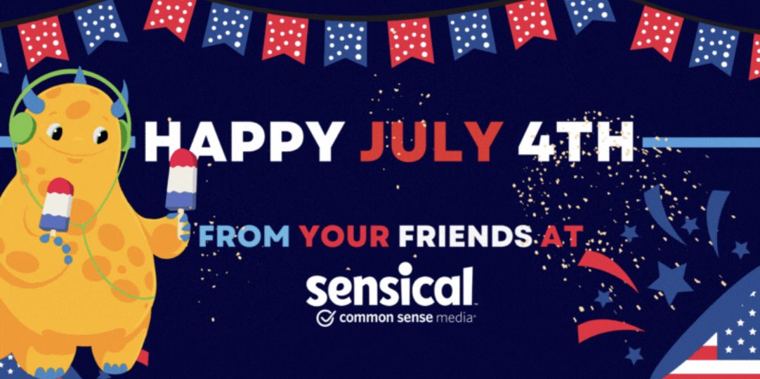 Happy #IndependenceDay from your Sensical family! #sensicaltv