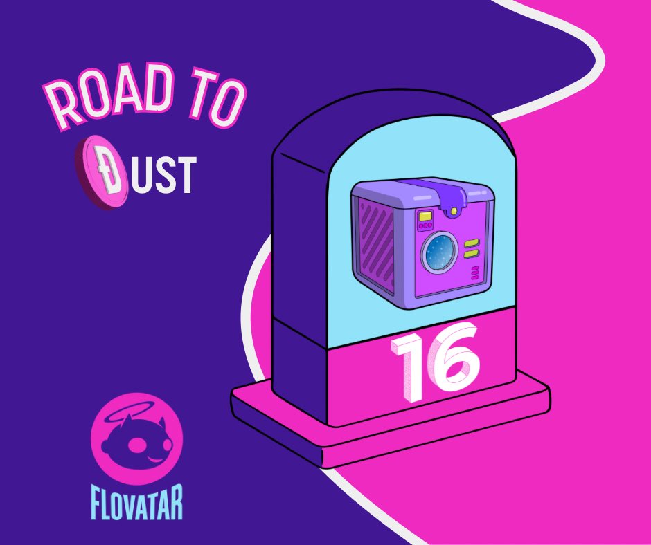 The ROAD TO ÐUST, Milestone 16🛣️ 

Prize: Flovatar Standard Pack (Spark + 2 boosters + 1 flobit)

Rules are simple:
⁃Follow <a href="/flovatar/">Flovatar</a> &amp; <a href="/sportvatar/">Sportvatar</a> 
⁃Like ❤️ and RT ♻️ this post 
⁃Tell us what your favorite sport is!

Snapshot date: July 9nd, 5pm GMT 📷