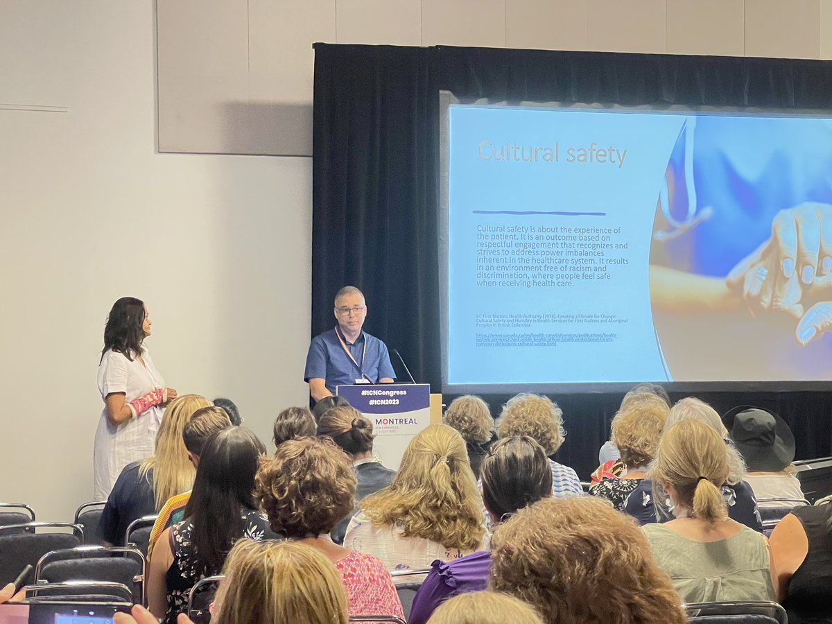 Vidhya_GH's tweet photo. @Mona_Sawhney and @RogerPilon1 from @QueensuSON presenting at @ICNurses #ICN2023 #ICNCongress https://t.co/TJzQssQD2A