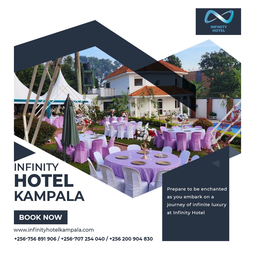 infinityhotelk's tweet photo. Prepare to be enchanted as you embark on a journey of infinite luxury at Infinity Hotel.
For Booking: +256200904830 / +256707254040 / +256756891906
.
.
.
.
#infinityhotel #hotelroom #hotellife #love #suitroom #infinity #comfortable #travelgram #luxurylife #KHotels #kampala https://t.co/00CO9YDtpT