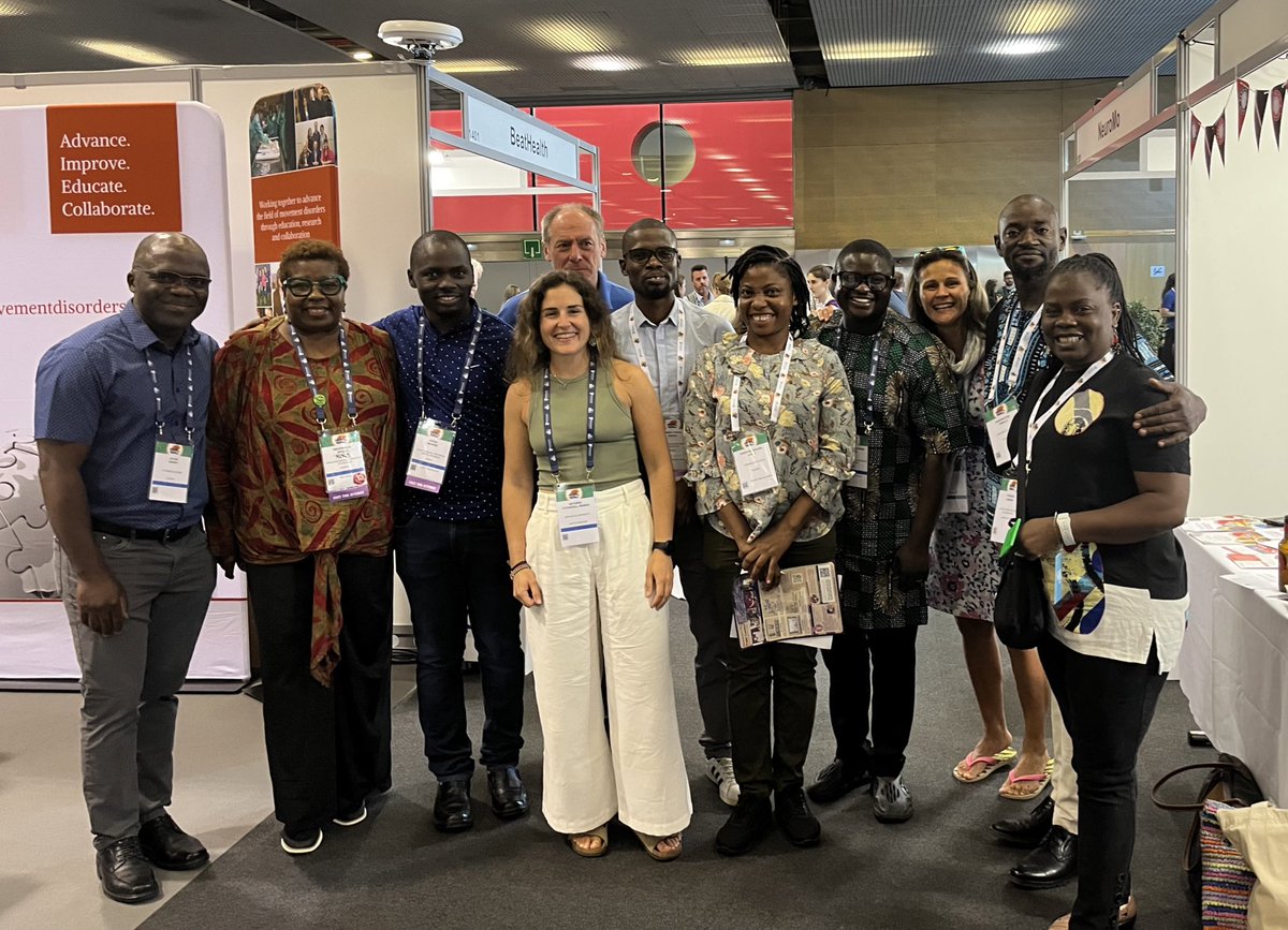 What a crew!!! What an African dream team 🌍 at @WorldPDCongress #wpc2023 in Barcelona 🇪🇸 @ParkinsonAfrica