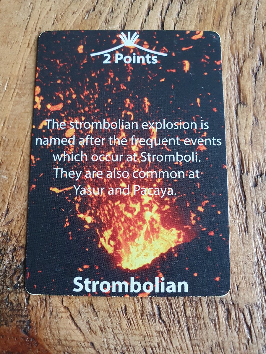 New blog post - a bit of fun with a card game designed for volcanology - "Voltivity" (Volcanic Activity cleverly combined...). A turn based card game where players compete to get the most points by creating eruptions. volcano-blog.com/blog/voltivity…