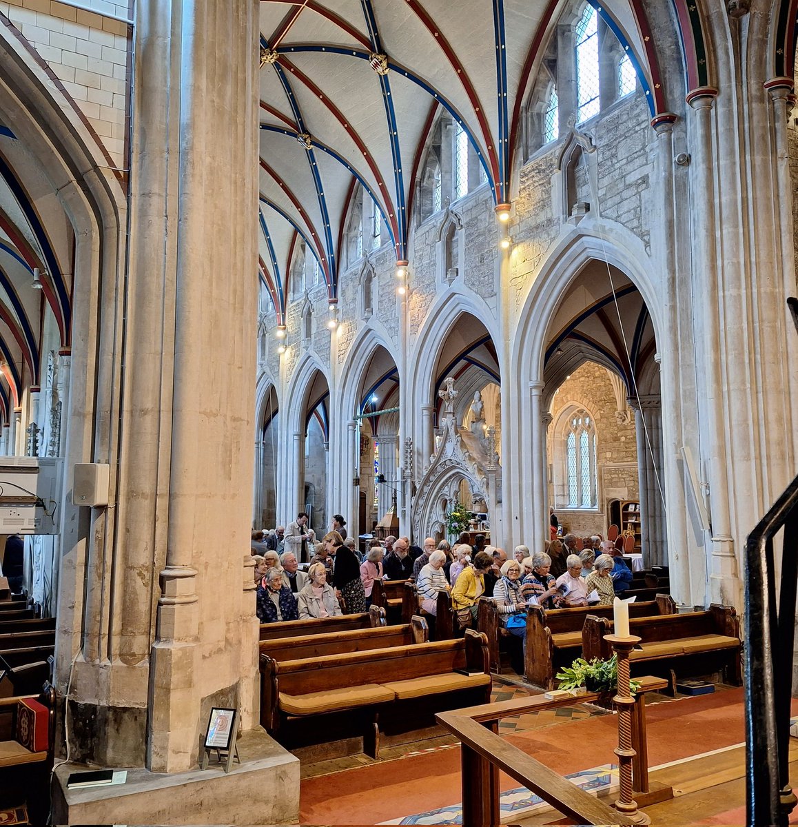 andrewbeane's tweet photo. Lovely to see so many friendly faces from Ottery & Honiton Deaneries this evening for the #Archdeacon's Visitation at Ottery St Mary Parish Church. Thanks again to @lydia_perris for inspiring us with #creation care ideas 🌎 🌱 💧
@CofEDevon @jackiesearle09 @churchofengland https://t.co/iyq0xnXeEY