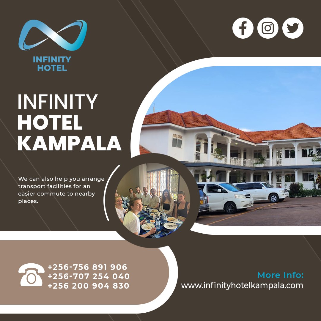 infinityhotelk's tweet photo. Transport Facility
We can also help you arrange transport facilities for an easier commute to nearby places.
For Booking: +256200904830 / +256707254040 / +256756891906
.
.
.
.
#infinityhotel #hotelroom #hotellife #love #suitroom #infinity #comfortable #travelgram #luxurylife https://t.co/GptCMr15wm