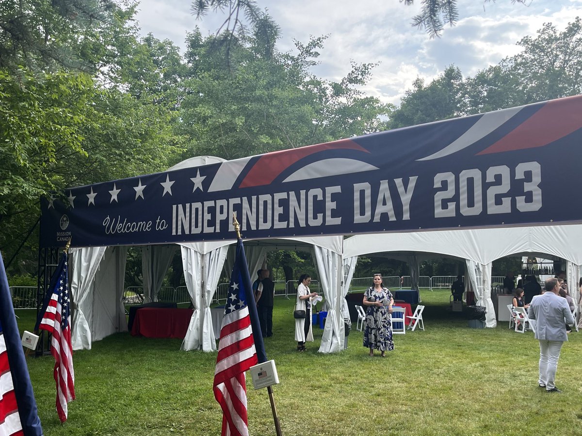 The US Ambassador is welcoming the Ottawa community to his residence for Independence Day celebrations! ⁦<a href="/innovativemeds/">Innovative Medicines Canada</a>⁩