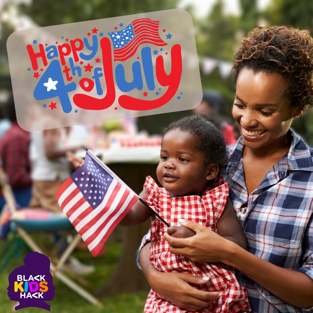 BlackKidsHack's tweet photo. Wishing all of our BlackGirlsHack family a happy, safe, fun, (and don’t forget delicious) 4th of July! 🎆🎇🎆

What’s your favorite dish to bring to a cookout? 

#blackkidshack #diversityincybersecurity #diversitymatters #diversityandinclusion #cybersecurityforkids https://t.co/cONMmaaAqC