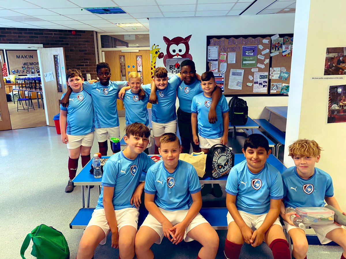 Our @year5and6church represented the school today at a football tournament & had lots of success, very proud of them & how they supported one another- huge thank you to Mrs Gibbons for taking them 😃 @NiallO7Brien @PEchurchprim1 @FisicalSports #bettertogether