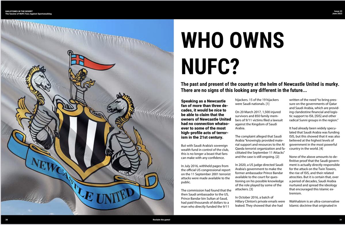 NUFC Fans Against Sportswashing tweet media