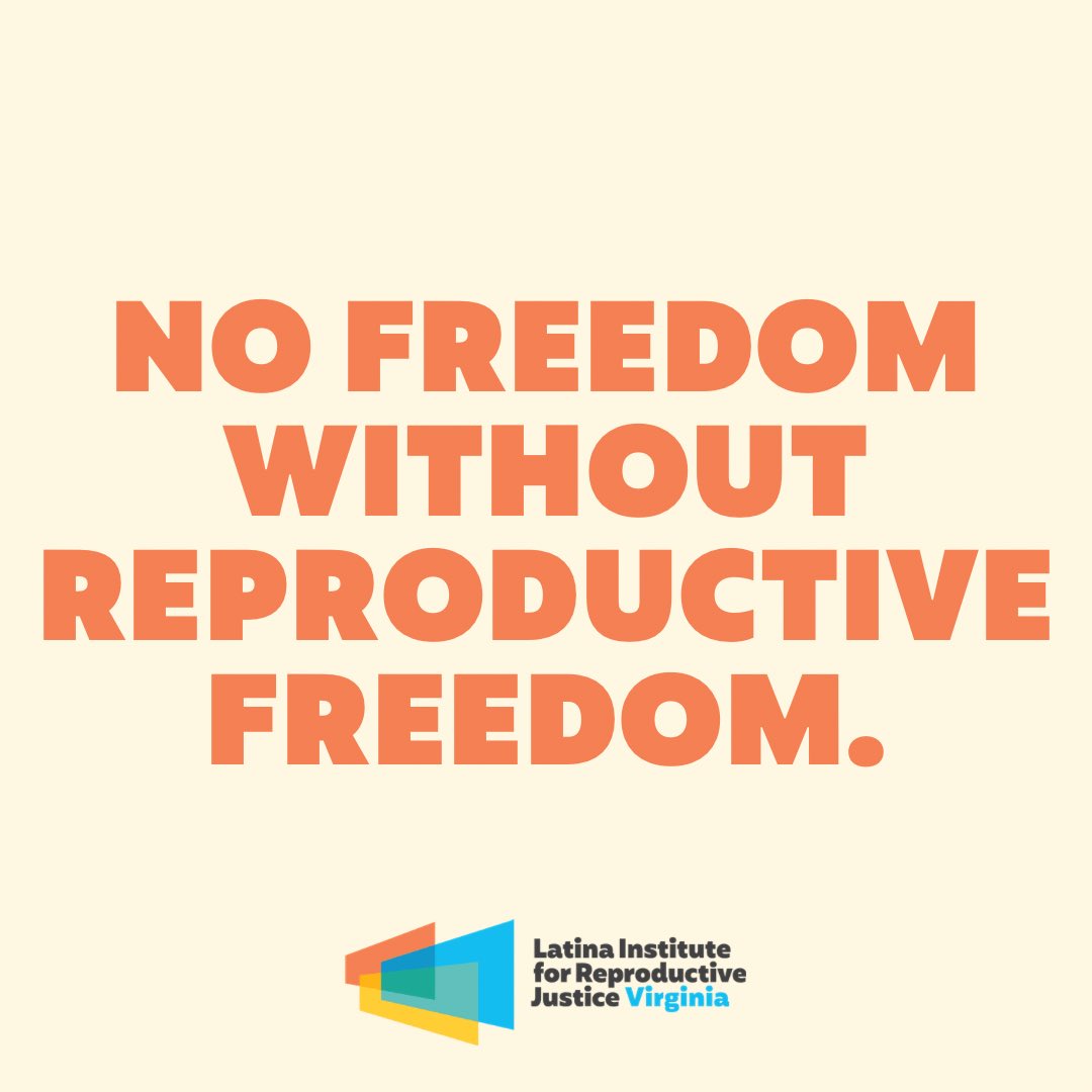 PoderosasVA's tweet photo. On a day like today, we know the message is SIMPLE. We are not truly free until we have reproductive freedom! #PoderosasVA #VA4RJ https://t.co/YWYYu81l0a