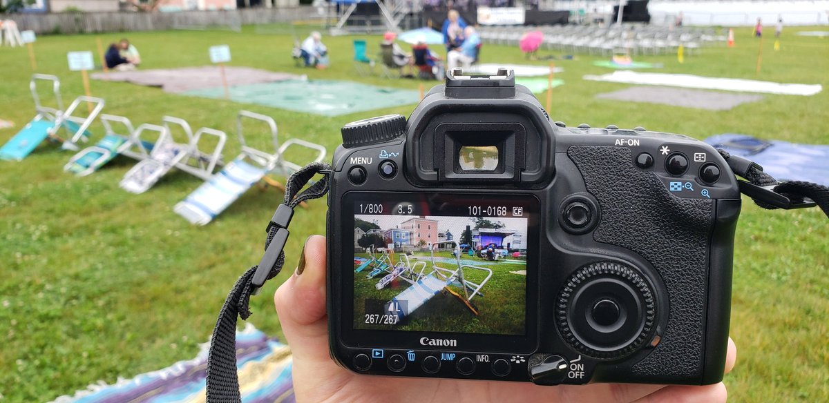 The show will go on! The rain has COMPLETELY cleared and crowds are beginning to turn out for tonight's festivities