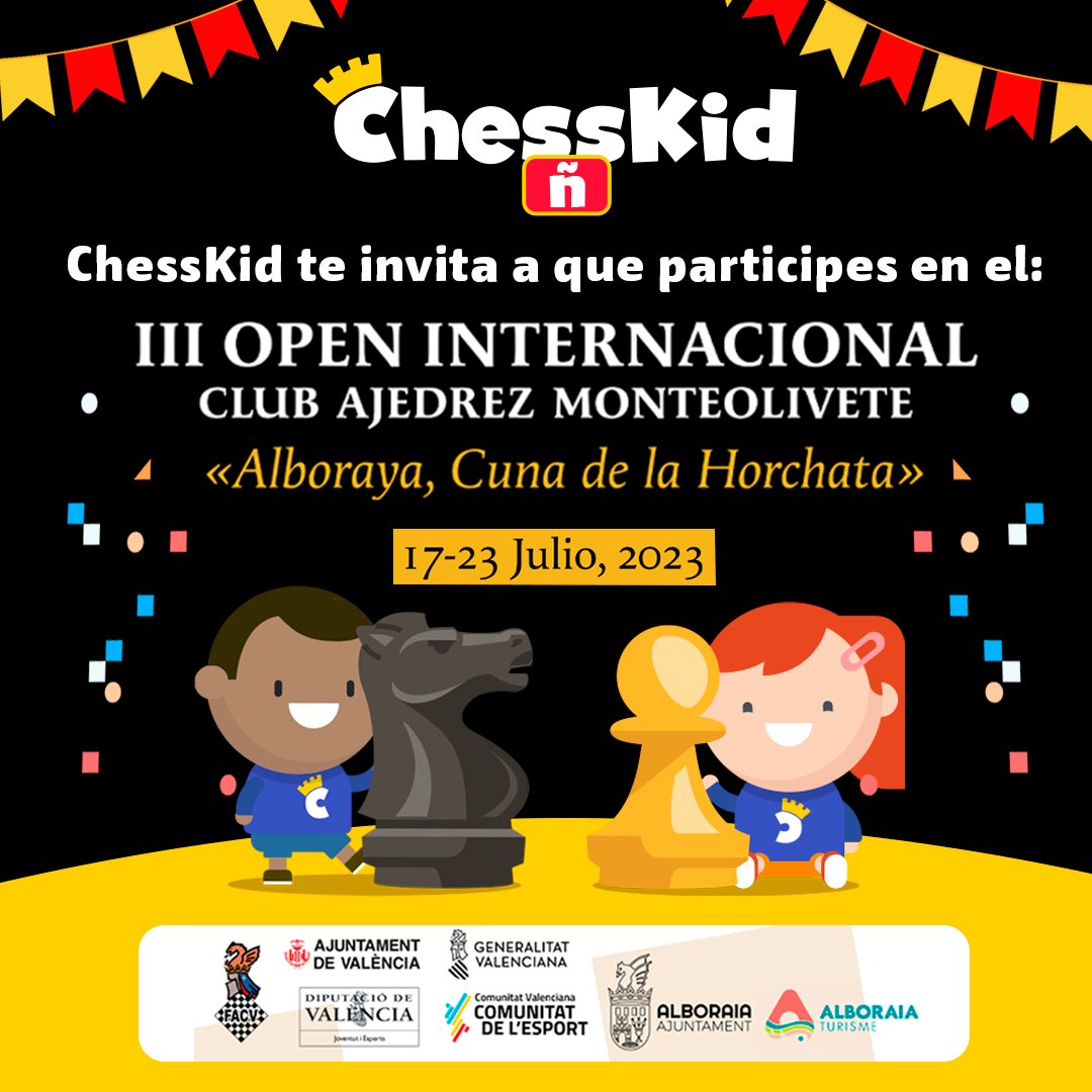 ChesskidES's tweet photo. ChessKid presente en grandes eventos, esta vez en Valencia, España 🇪🇸 

Encuentra más info en: https://t.co/caebamrg2K

@ChessKidcom @chesscom_es 
#ajedrez #chess #chesskid #chesskides https://t.co/MHuDqybKTD