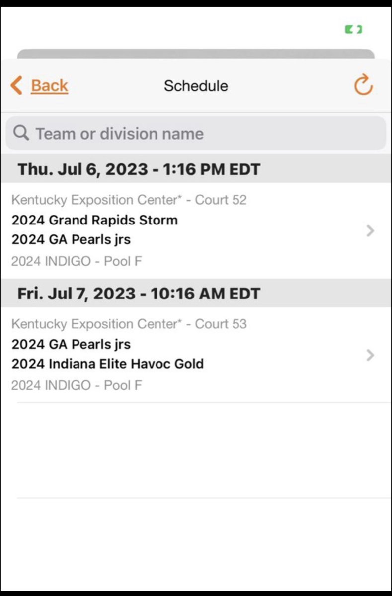 Schedule for tournament coming up!!
#Kentucky  #Run4Roses <a href="/GA_pearls/">Georgia Pearls</a>