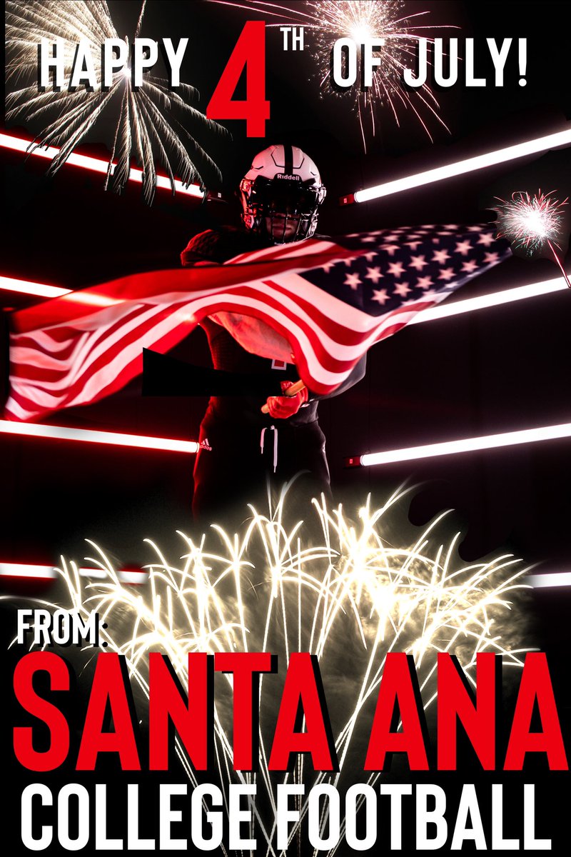 CoachAWhite's tweet photo. 🇺🇸Happy 4th EVERYONE! 🇺🇸 
Please be Safe and Enjoy your Friends, Family the FOOD Today! 🔴⚫️⚪️ #SACDONSFamily #SACup https://t.co/nVJEJCxU4w