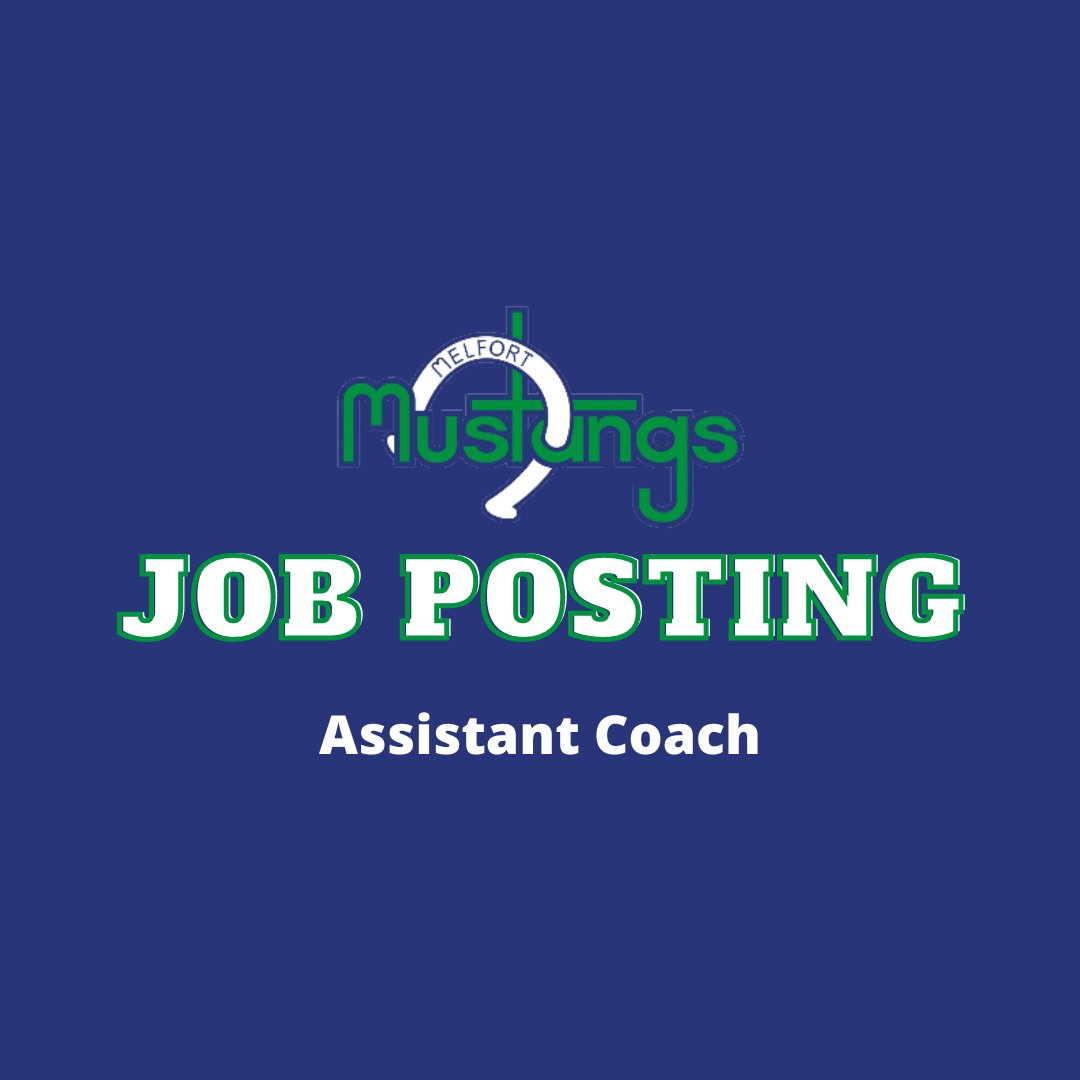 JOB POSTING: We are hiring an Assistant Coach for the 2023/2024 SJHL season! Application Deadline: August 4, 2023 How to Apply: melfortmustangs.com/job-posting-as…
