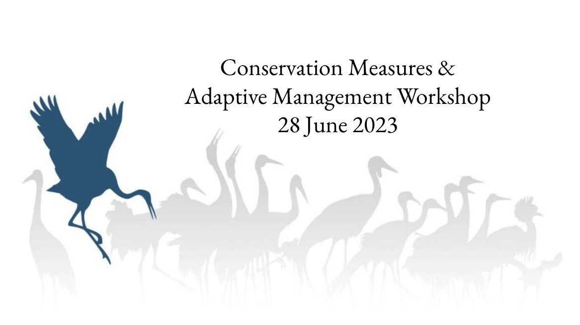 AJ_arlyne's tweet photo. Honored to collaborate with #ConservationStandards colleagues to facilitate a "Conservation Measures &amp; Adaptive Management Workshop" for regional #leaders from #Asia , #Africa  and #NorthAmerica at the International Crane Foundation @savingcranes.org  #conservationplanning https://t.co/Ik3eTGV6Pp