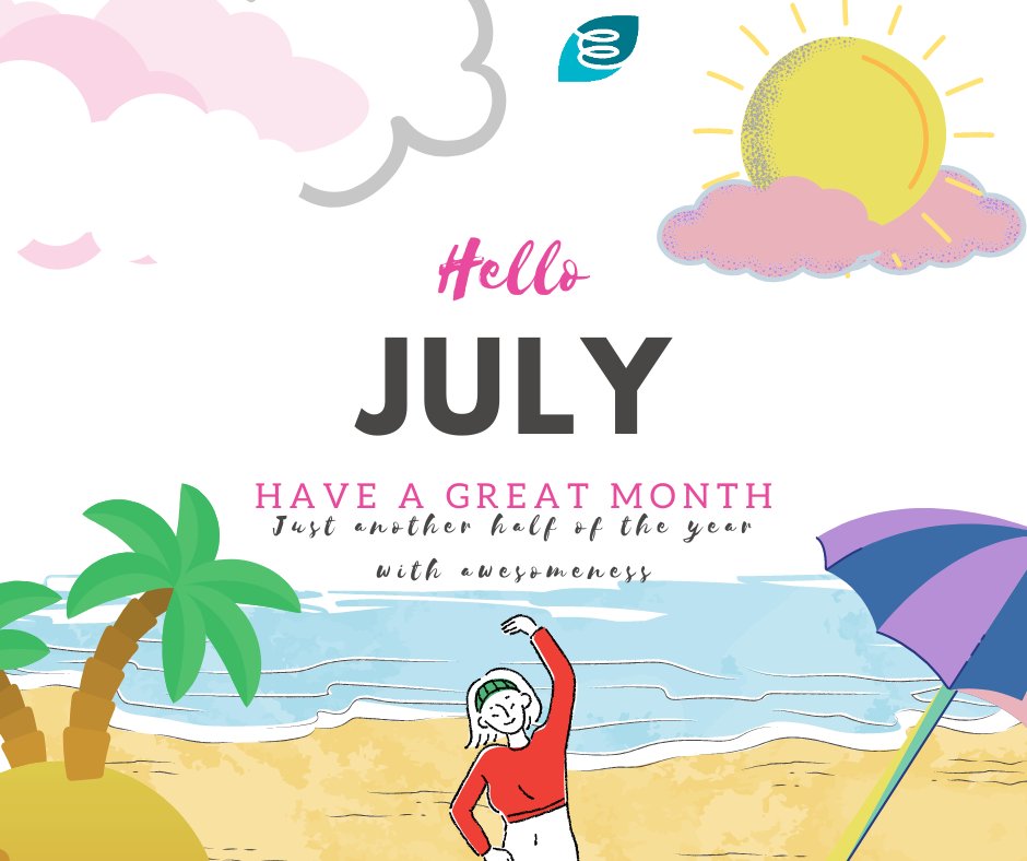 ElignHealth's tweet photo. Hello July, have a great month!

#July #Healthylife #Activesummer #Lifestyle #Happybody https://t.co/0HMgVtfN2t