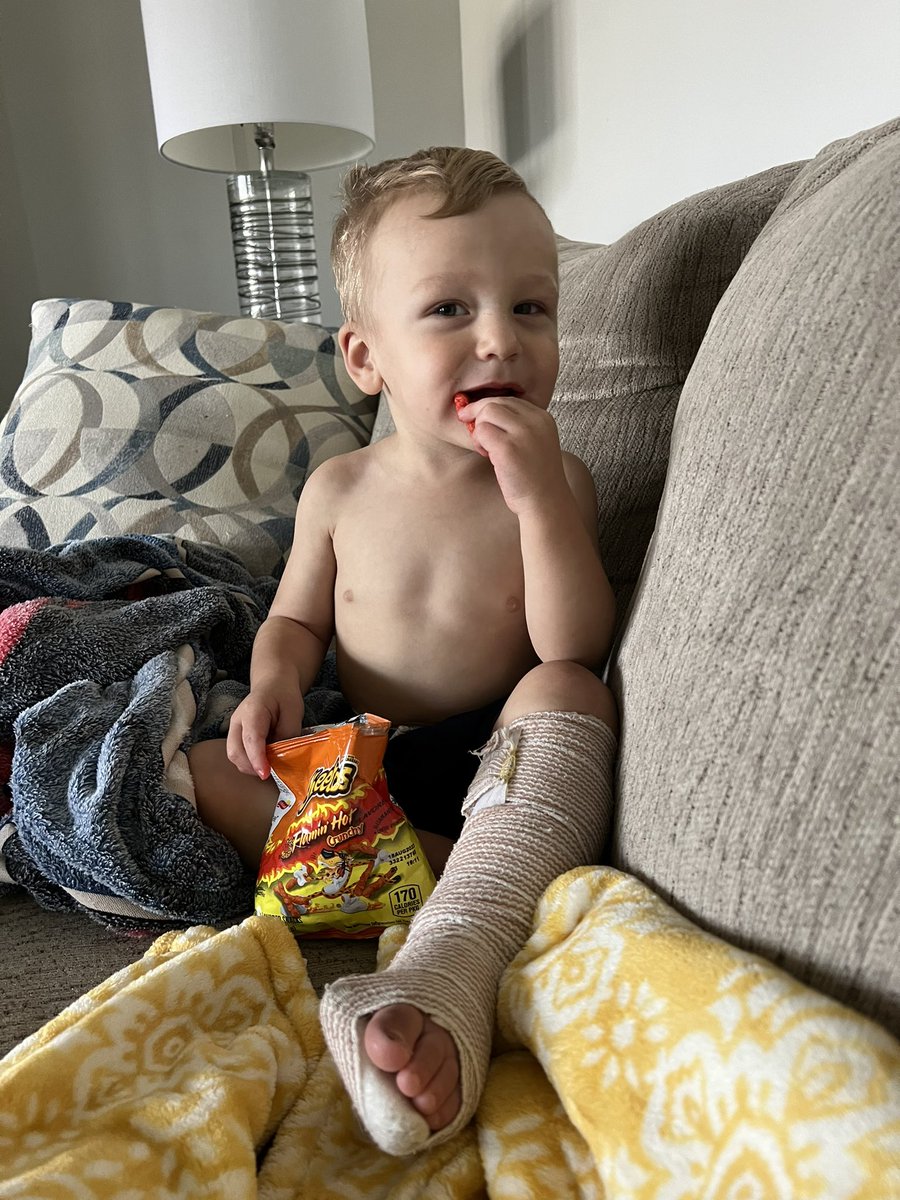 kristymhere4u's tweet photo. My flaming hot #cheeto loving baby https://t.co/Nm0tBpUbYJ