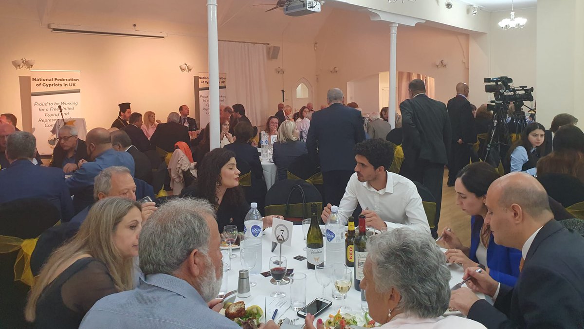 UKCypriotFed's tweet photo. #Tonight we were delighted to host @CYParliament President @AnnitaDemetriou for a warm &amp; productive working dinner &amp; exchange of views

Honoured to welcome House President on her first official UK visit to discuss #UKCypriot diaspora issues &amp; common desire for a #FreeUnitedCyprus https://t.co/U6qk1swc3O