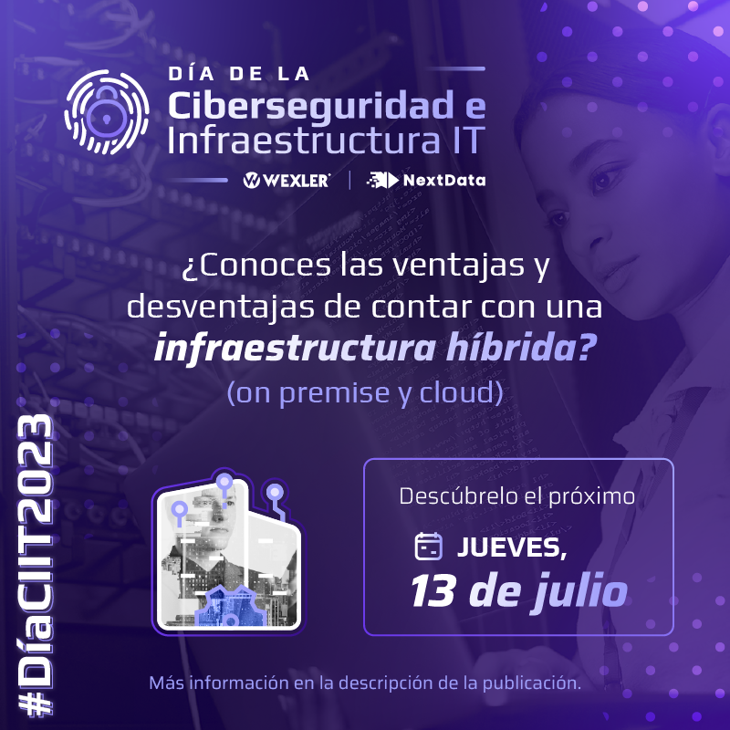 WexlerCol's tweet photo. #EventoGratuito | 💻 ☁ ¿Datos en la nube o en sitio? 💰 ¿Invertir o ahorrarse esa 'platica'? 🤔 ¿Ser o no ser? Preguntas que no nos dejan dormir...

👉 Reserva tu cupo y respóndelas todas: https://t.co/BEKQ3PDj6K

#ciberseguridad #DíaCIIT2023 #Infraestructura #Cloud #armenia https://t.co/vnSMuitNbk
