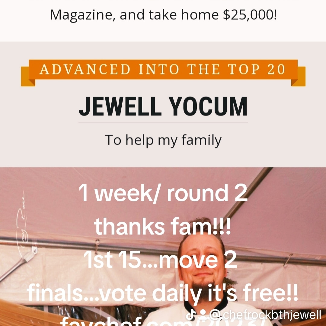 RockViking's tweet photo. Im in the top 10!! 
Share my links friend and vote it's free and you can vote daily!!chef_jewell https://t.co/SLvBLwIIHI https://t.co/1Zw2oAMFrU