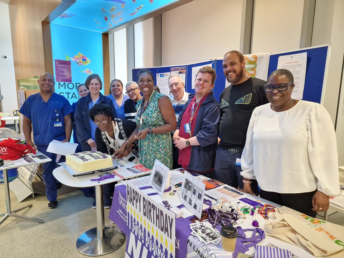 GOSH Unison is proud to celebrate  the 75th anniversary of the  Windrush generation, the year of Black workers in Unison, and the NHS 75th birthday . It was lovely to see the turnout from members to celebrate such momentous milestones and legacy. 
#ThankyouNHS